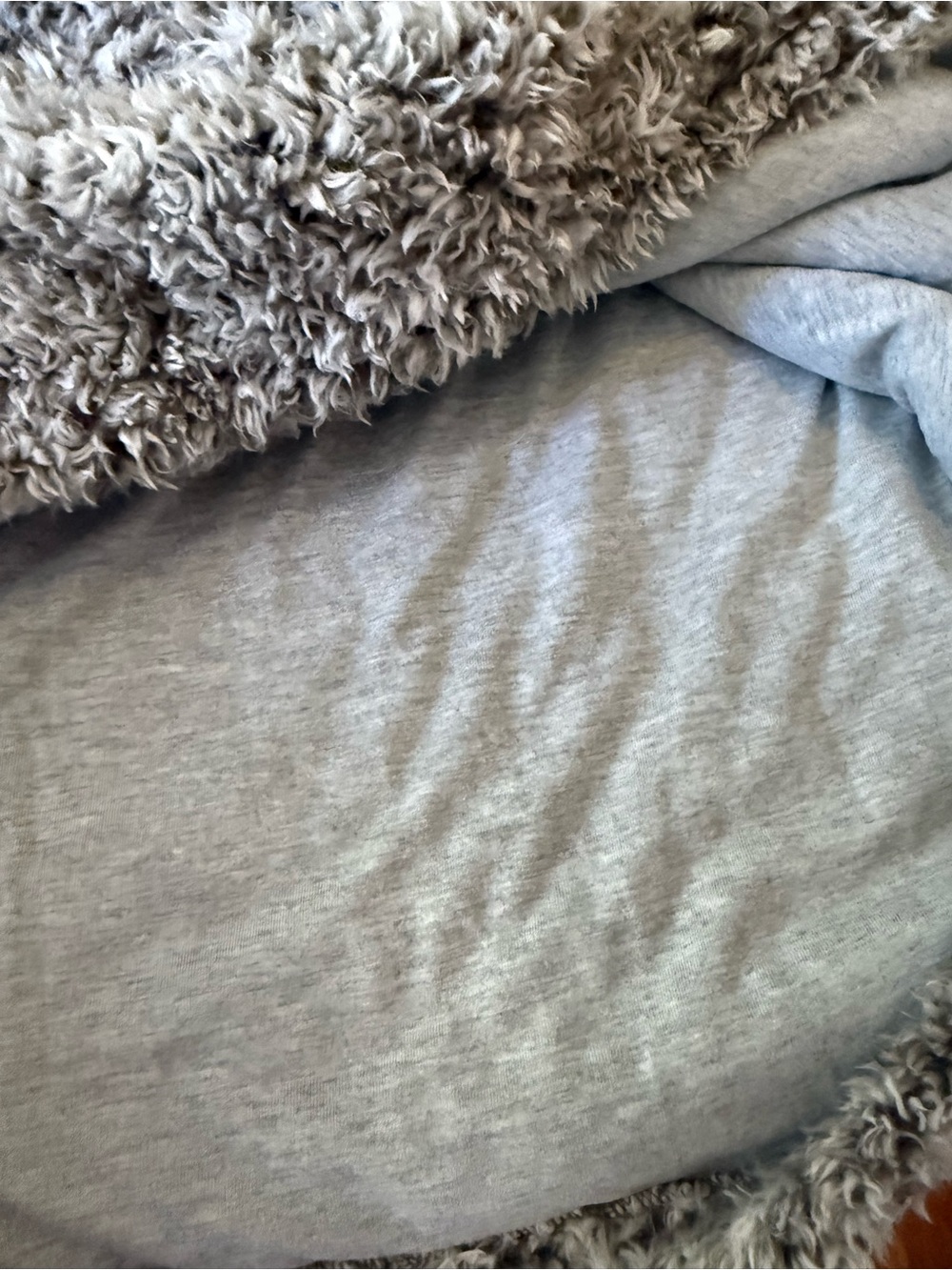 Weatherproof Vintage Women’s Sherpa Faux Fur Quarter Zip Pullover Gray - Size L - Picture 8 of 8